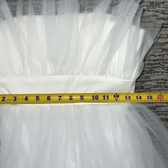 NWT Katie May ELLE Strapless Mini Dress IVORY Medium Revolve - Picture 10 of 14
